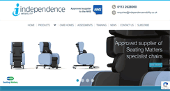 Desktop Screenshot of independencemobility.co.uk